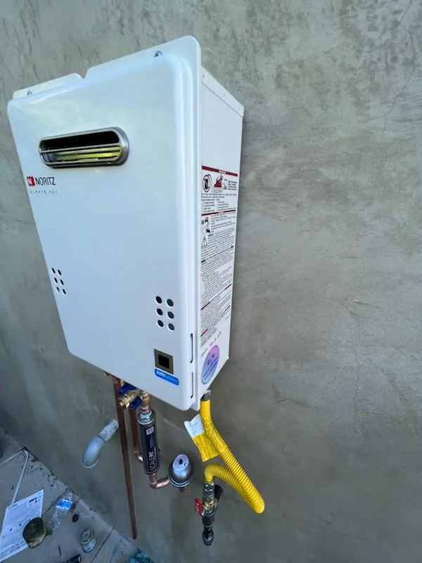 Tankless water heater installation for Eaton homes